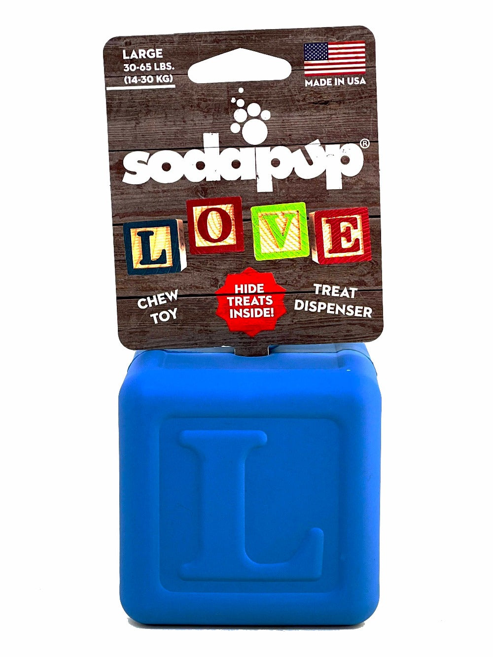 Love Cube eDispenser Durable Rubber Chew Toy & Treat Dispenser