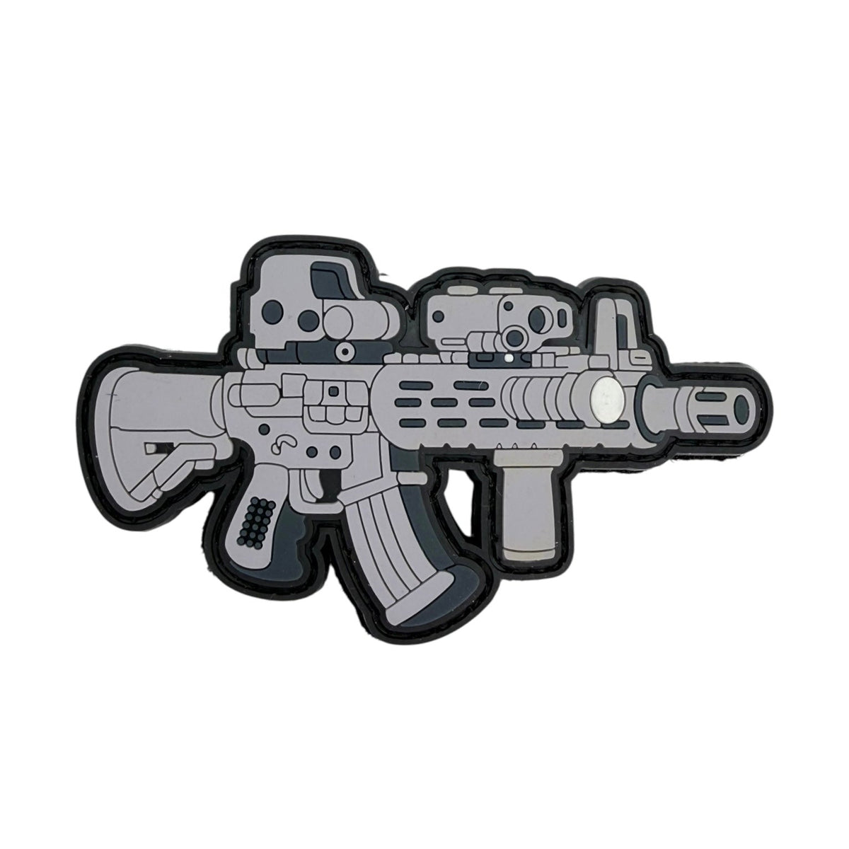 AR15 Rifle Cartoon PVC Morale Patch