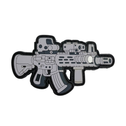 AR15 Rifle Cartoon PVC Morale Patch