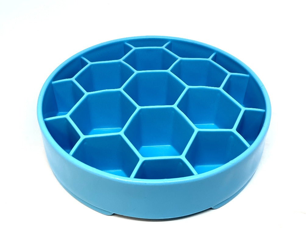 Honeycomb Design eBowl Enrichment Slow Feeder Bowl for Dogs