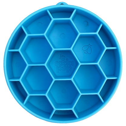 Honeycomb Design eBowl Enrichment Slow Feeder Bowl for Dogs