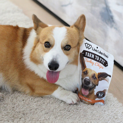 Live Like Roo Turkey Chips for Dogs | Dog Treats That Give Back