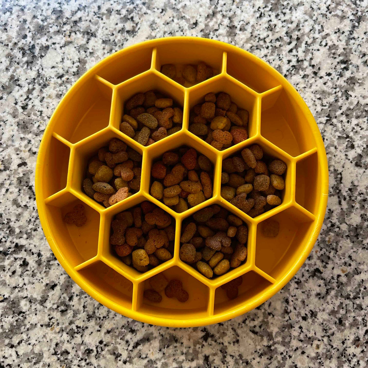 Honeycomb Design eBowl Enrichment Slow Feeder Bowl for Dogs