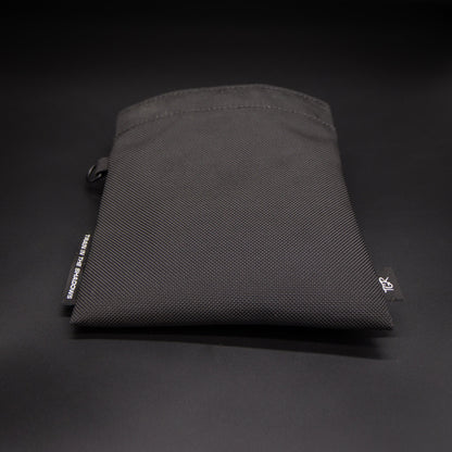The Golden Ranch Black Ballistic Nylon Treat Pouch