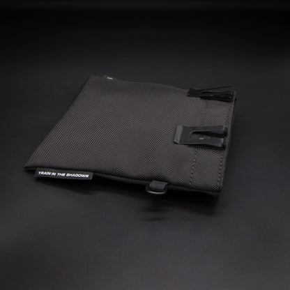 The Golden Ranch Black Ballistic Nylon Treat Pouch