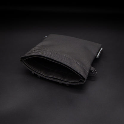 The Golden Ranch Black Ballistic Nylon Treat Pouch