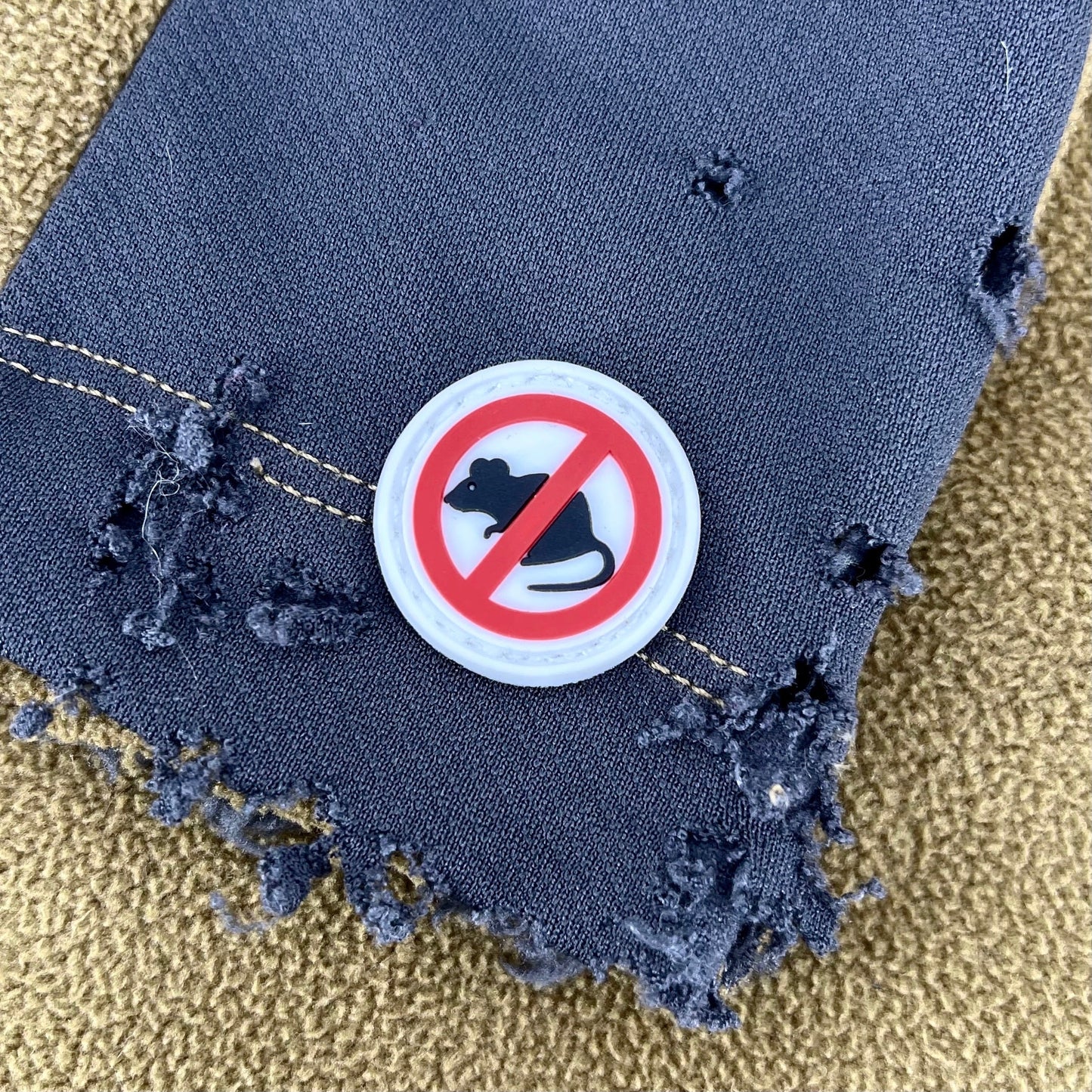 NO RAT PVC Morale Patch