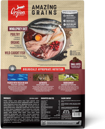 Orijen Amazing Grains Small Breed Dry Dog Food