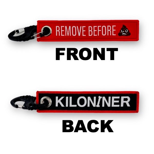 Key Chain Tag - Remove Before Poop