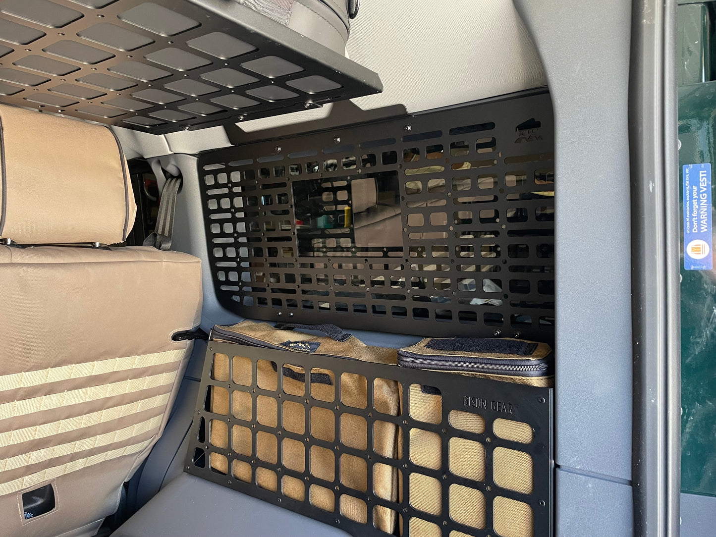 Rear Loadspace Molle Storage Bin Bags