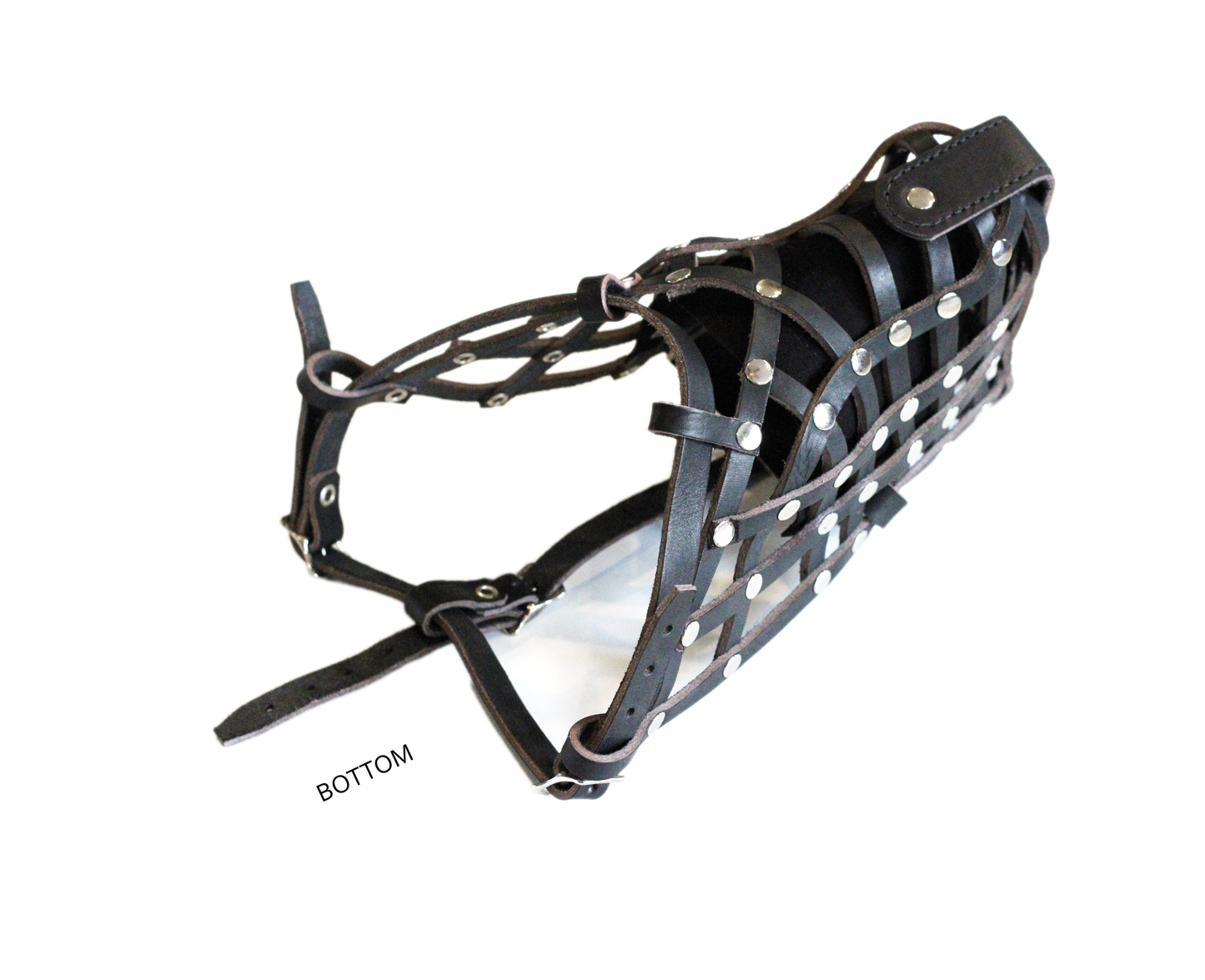 Genuine Leather Basket Muzzle