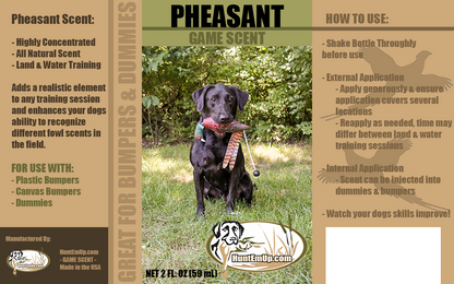 HuntEmUp Ultimate Pheasant Dog Training Scent - Pheasant Scent for Dog Training