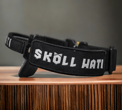 SkollHati Nylon Id Collar w/ Cobra Buckle