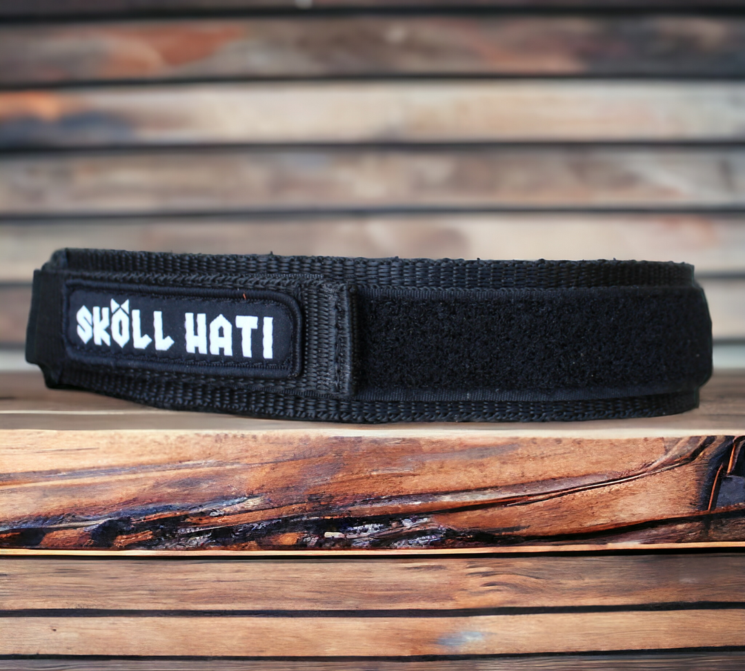 SkollHati Nylon ID Collar with Magnetic Buckle