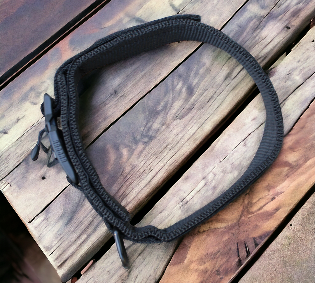 SkollHati Nylon ID Collar with Magnetic Buckle