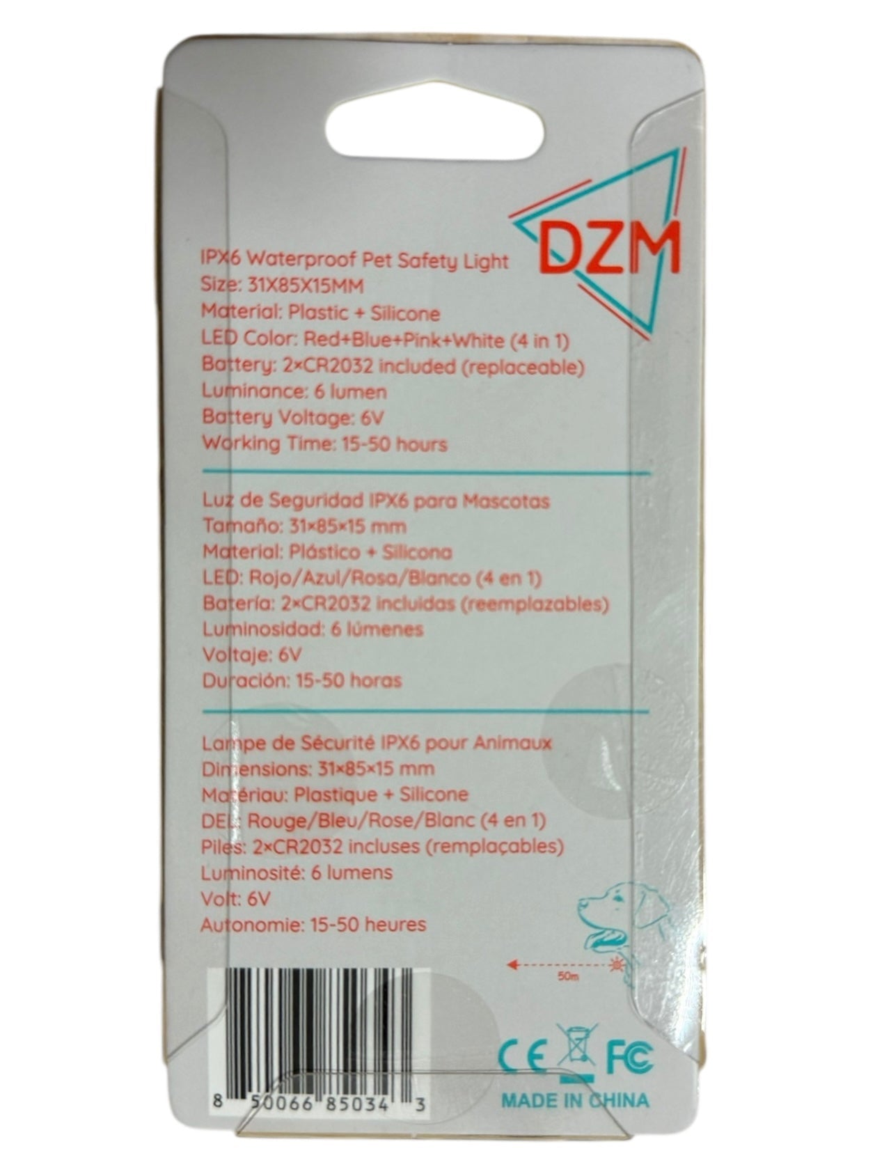 LED Pet Safety Light