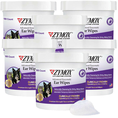 Zymox Advanced Enzymatic Ear Wipes (100 count)