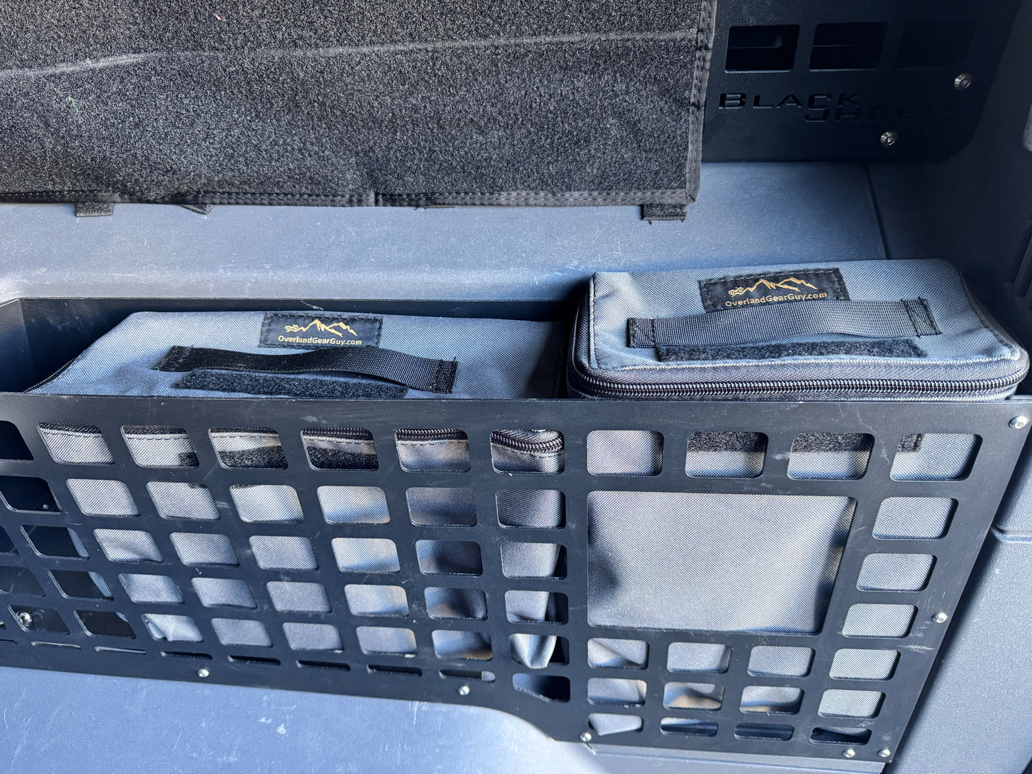 Rear Loadspace Molle Storage Bin Bags