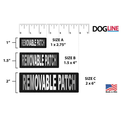 Dogline Removable Reflective Patches (Set of 2)