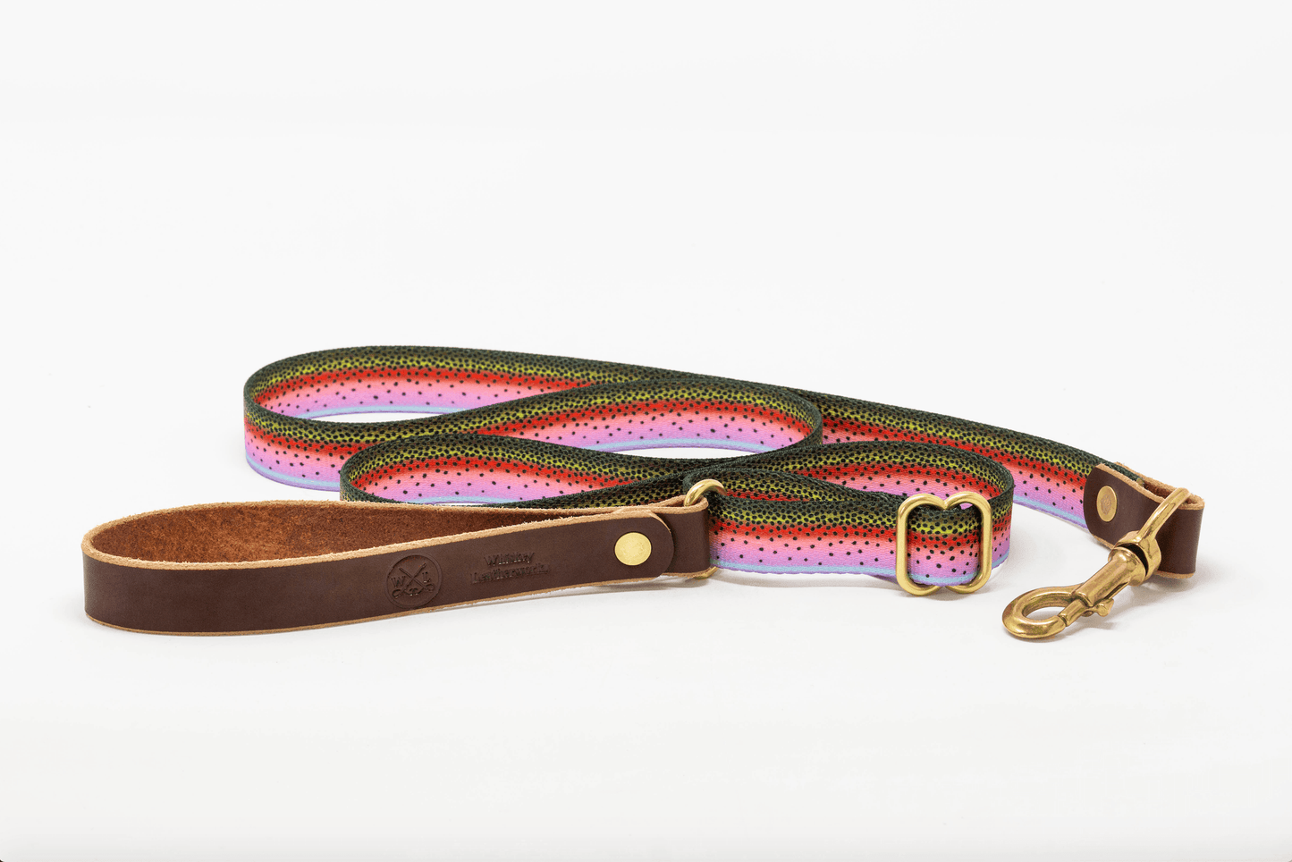 Whiskey Leather Works Adjustable Dog Leash