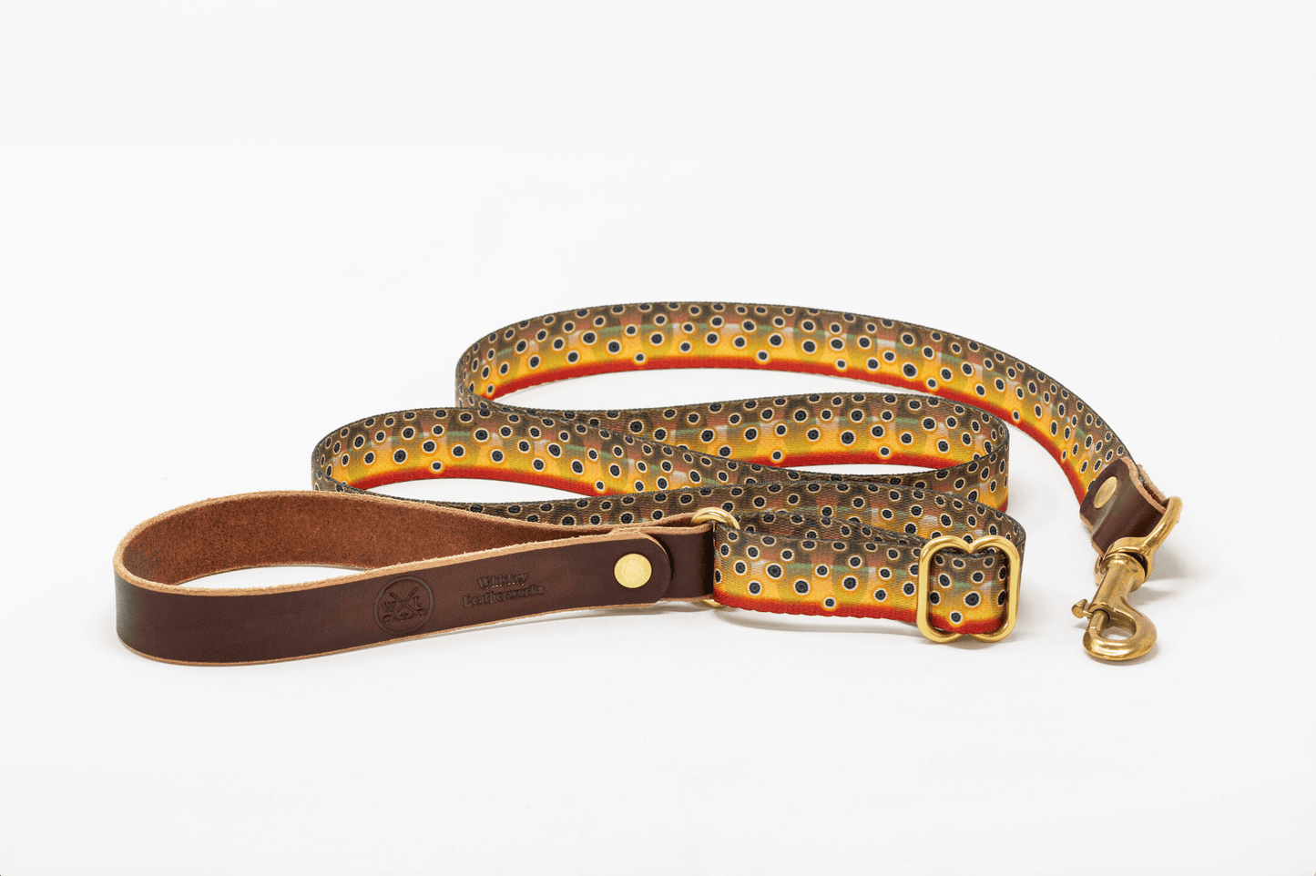 Whiskey Leather Works Freshwater Dog Leash