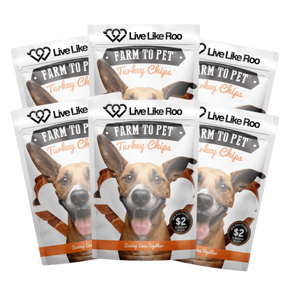 Live Like Roo Turkey Chips for Dogs | Dog Treats That Give Back