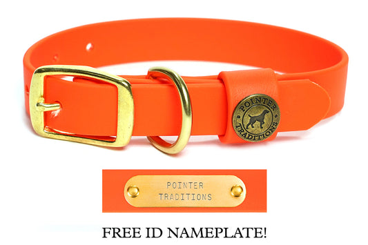 Pointer Traditions Sporting Dog Collar - Blaze Orange