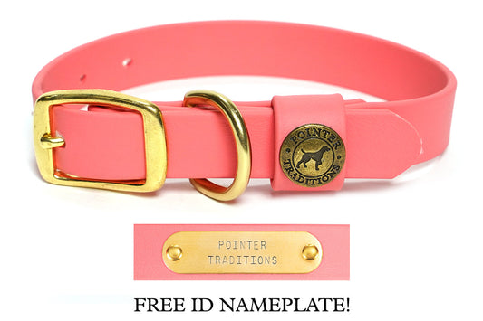 Pointer Traditions Sporting Dog Collar - Coral