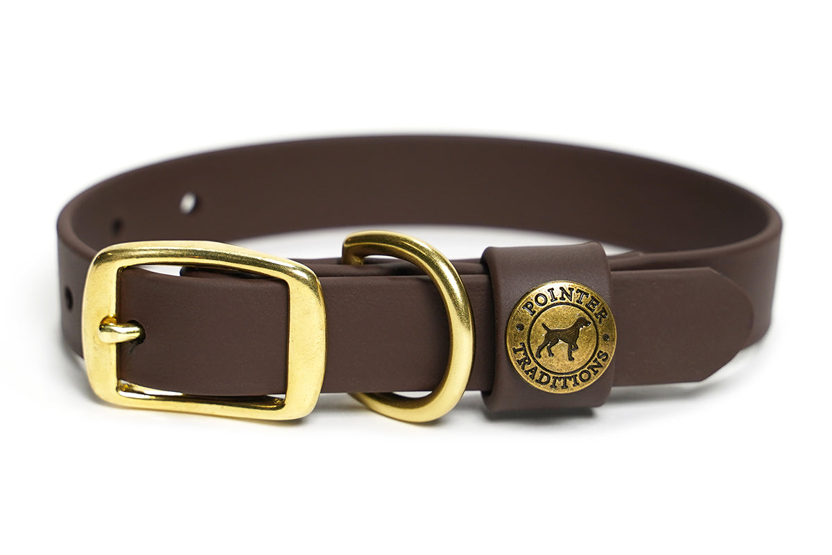 Pointer Traditions Sporting Dog Collar - Leather Brown