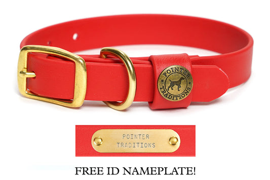 Pointer Traditions Sporting Dog Collar - Red