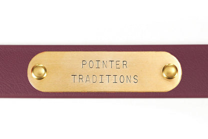 Pointer Traditions Sporting Dog Collar - Wine
