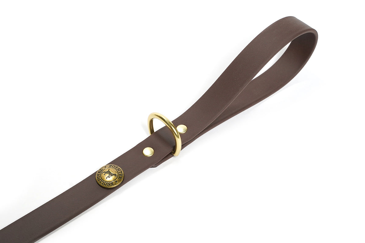 Pointer Traditions Sporting Dog Leash - Leather Brown
