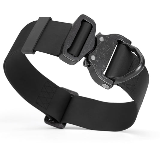 Viper BioThane Tactical Dog Collar with Cobra Buckle, 1.75" Wide