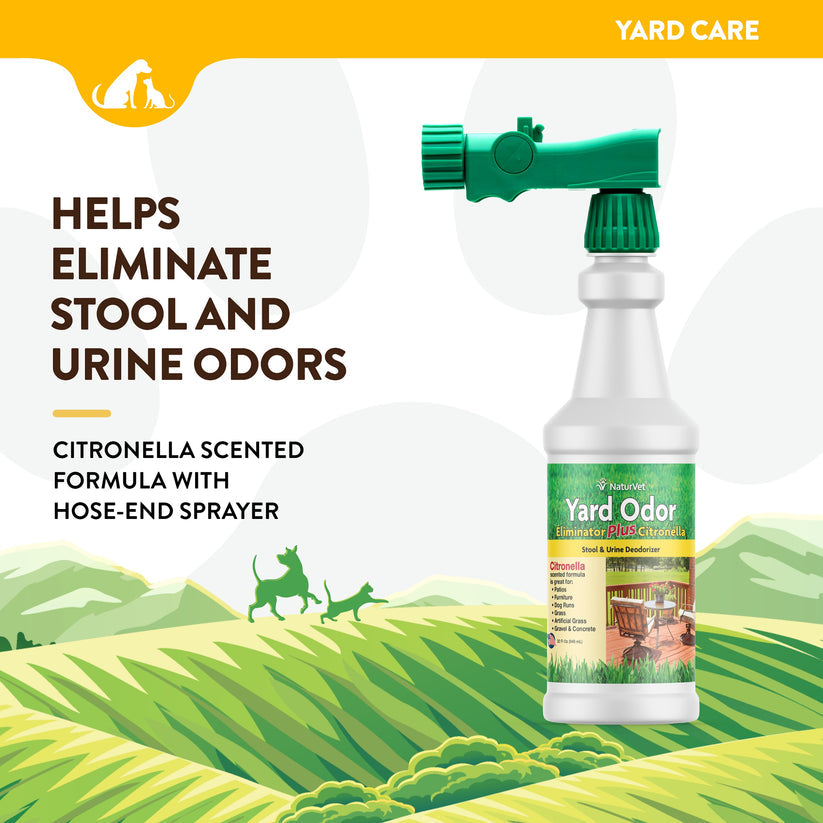 NaturVet Yard Odor Eliminator Plus Citronella Spray