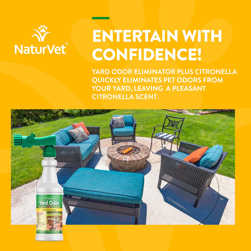 NaturVet Yard Odor Eliminator Plus Citronella Spray