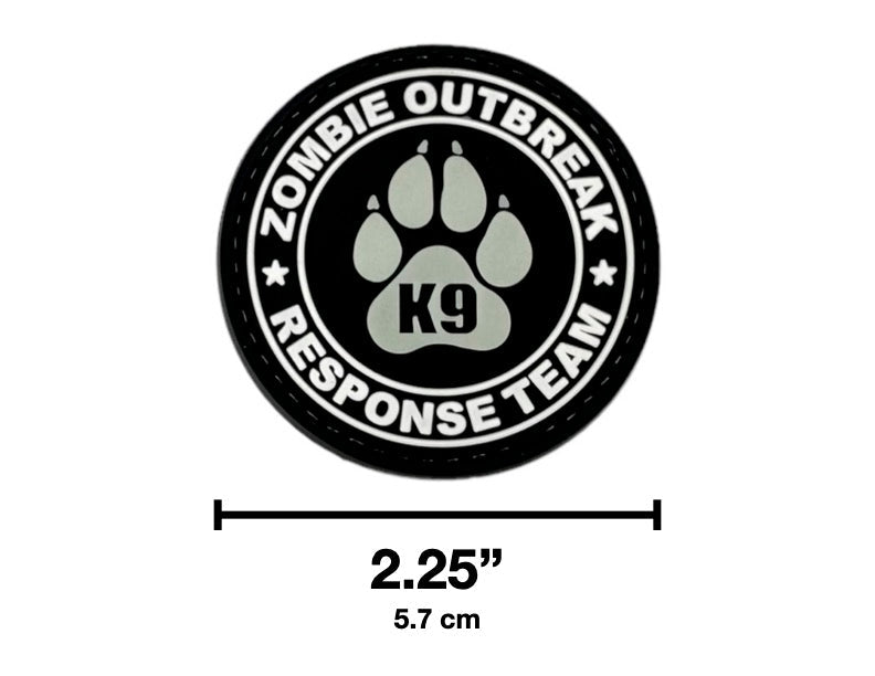 ZOMBIE OUTBREAK Glow PVC Morale Patch