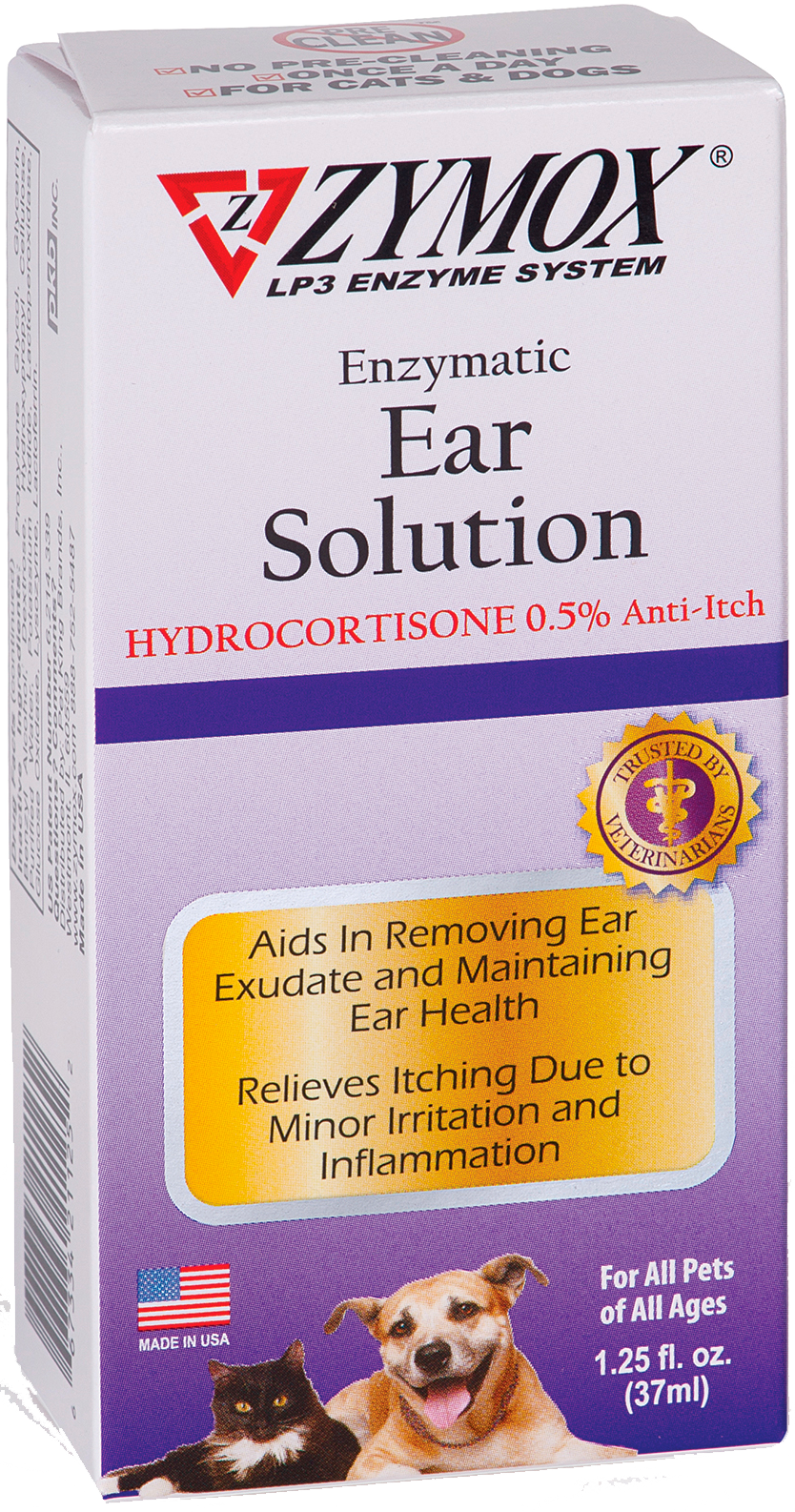 ZYMOX Enzymatic Ear Solution with 0.5% Hydrocortisone