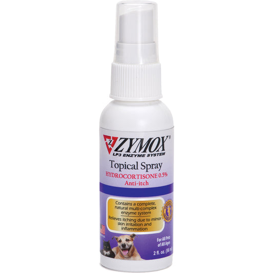 ZYMOX Topical Spray with 0.5% Hydrocortisone (2 oz)