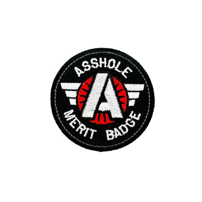 Asshole Merit Badge Morale Patch
