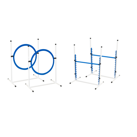Adjustable Agility Jumps (Bar + Tire Jumps)