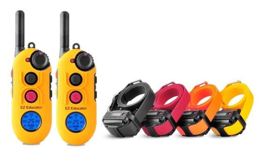 E-Collar Technologies EZ-904 2T 4-Dog Easy Educator with 2 Transmitters