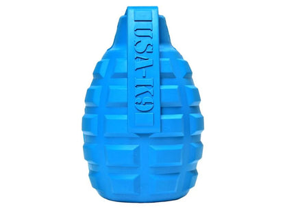 USA-K9 GRENADE DURABLE RUBBER CHEW TOY & TREAT DISPENSER -  Medium