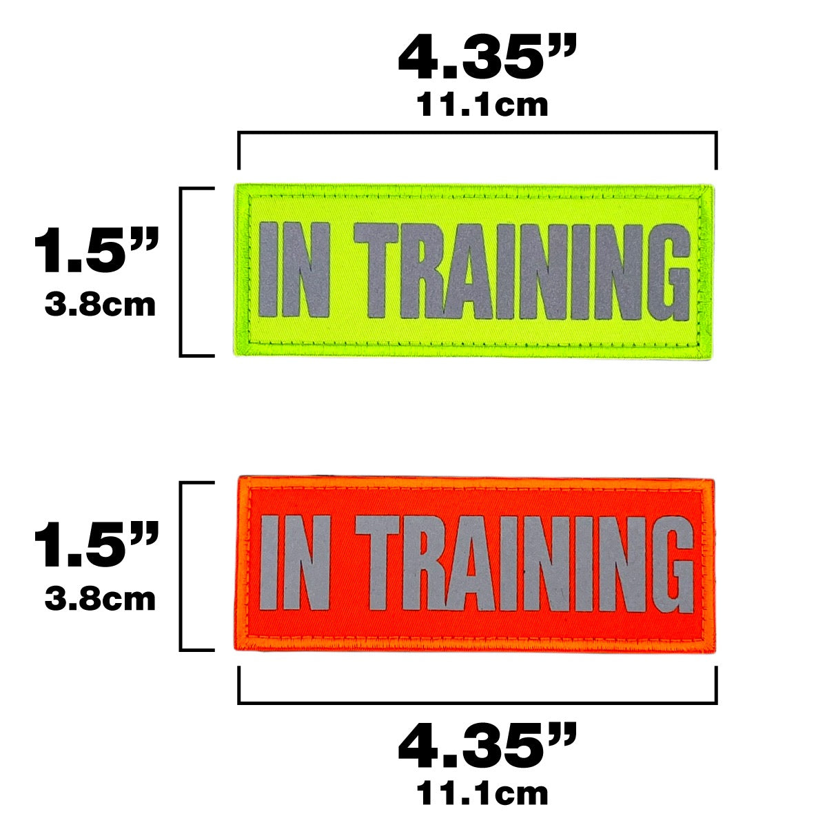 REFLECTIVE HIGH VISIBILITY NEON Tag Patch