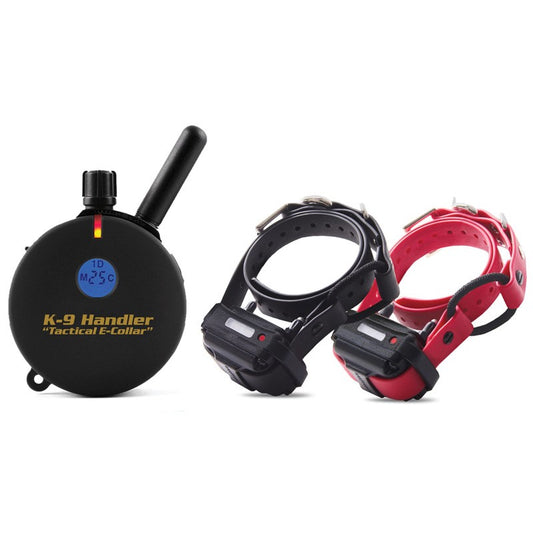E-Collar Technologies K9-402 2 DOG K9 HANDLER ON 33" BUNGEE COLLARS