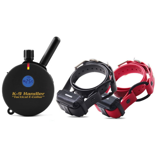 E-Collar Technologies K9-802 2 DOG K9 HANDLER ON 33" BUNGEE COLLARS