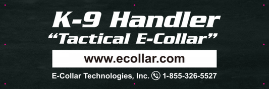 K9 HANDLER BANNER (NARROW) 2X6