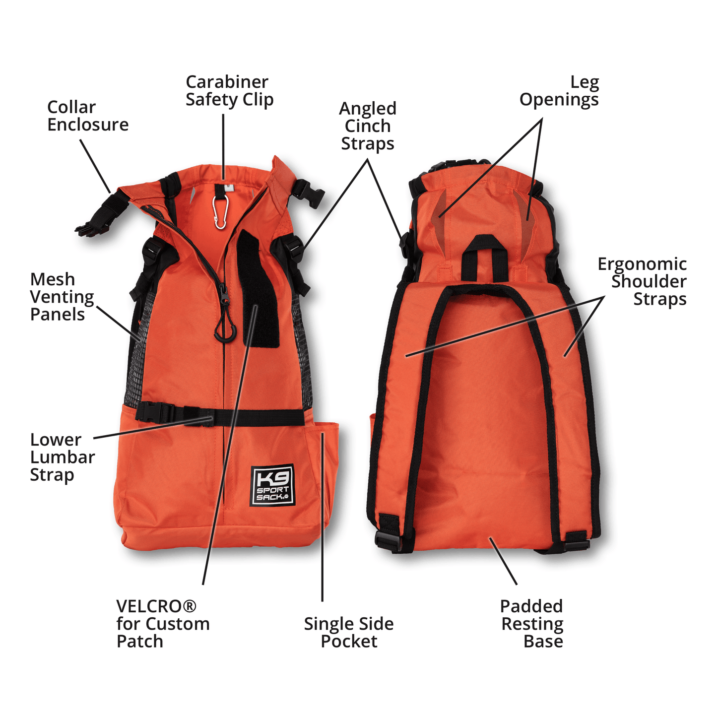 K9 Sport Sack Trainer | Puppy & Small Dog Carrier