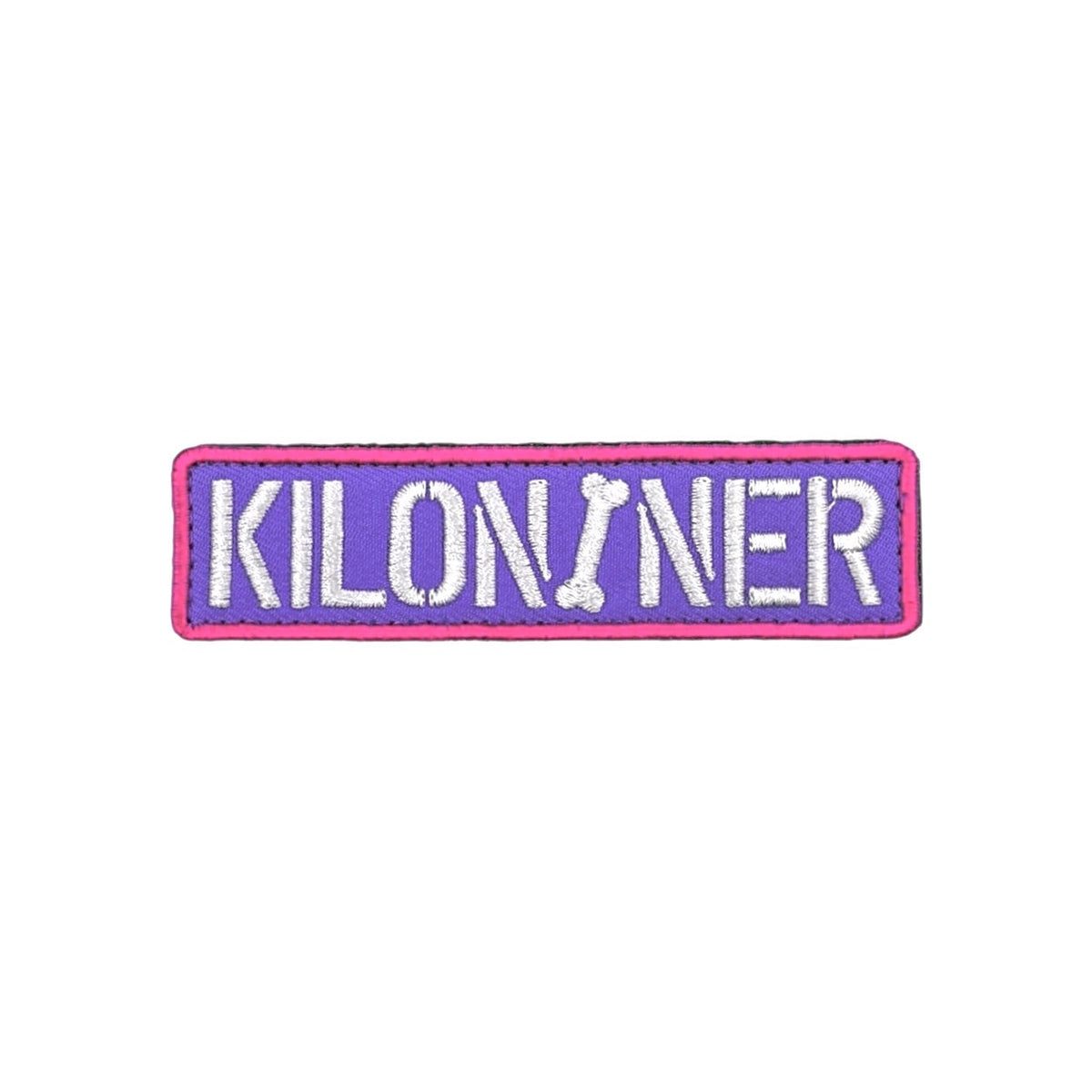 KILONINER STENCIL Pink Purple Morale Patch