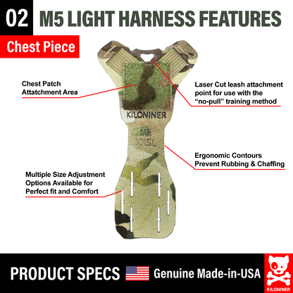 Kiloniner  K9R - M5 MOLLE Light Vest