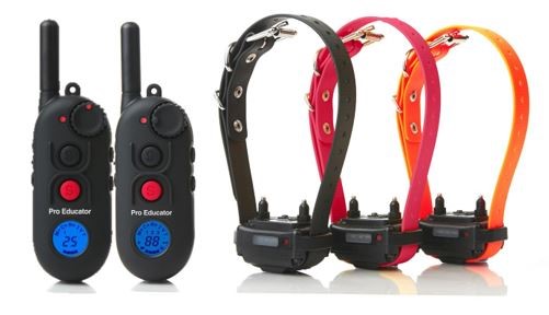 E-Collar Technologies PE-903 2T 3-Dog Pro Educator with 2 Transmitters